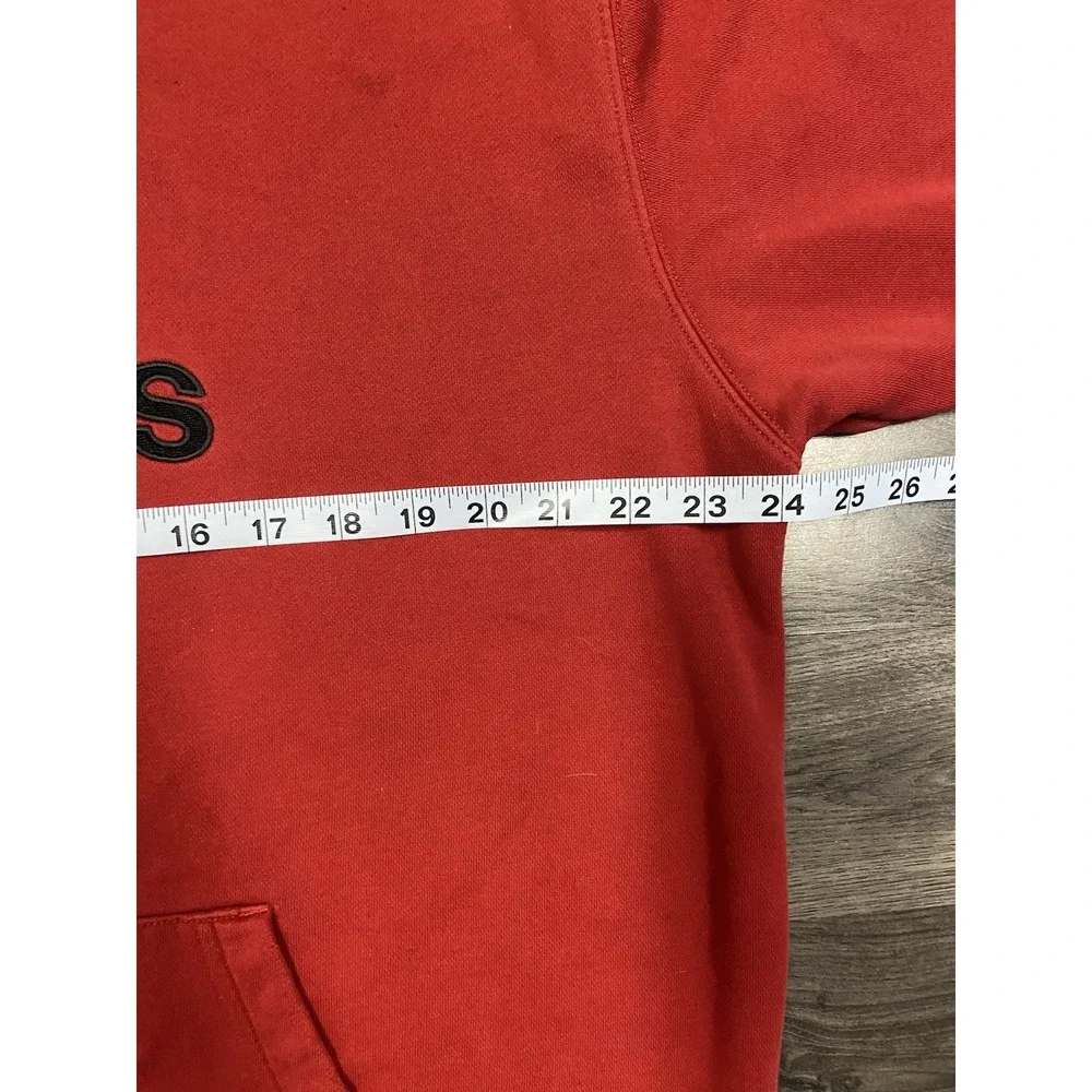Vintage‎ 90s Adidas Sweatshirt Size Medium Red Hoodie Logo
